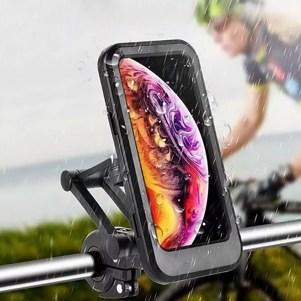 Suporte de Telemóvel Impermeável para Bicicleta | Fixação Magnética e Rotação 360°