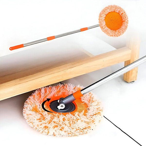 Esfregona de Limpeza Ajustável e Rotativa | Limpeza 360° Alcance para Todas as Superfícies