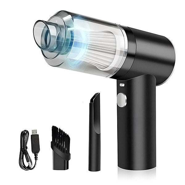 Aspirador Portátil Sem Fios 3-em-1 Alta Sucção Ciclónica para Casa e Automóvel