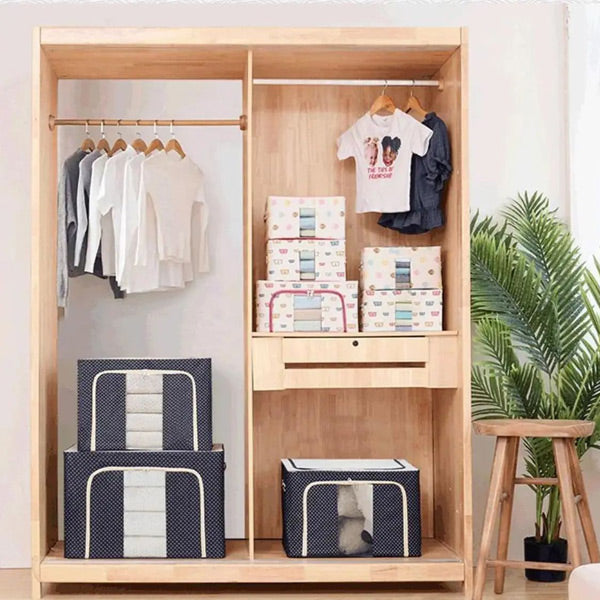 Organizador de Roupeiro Premium Estrutura Reforçada (66L)