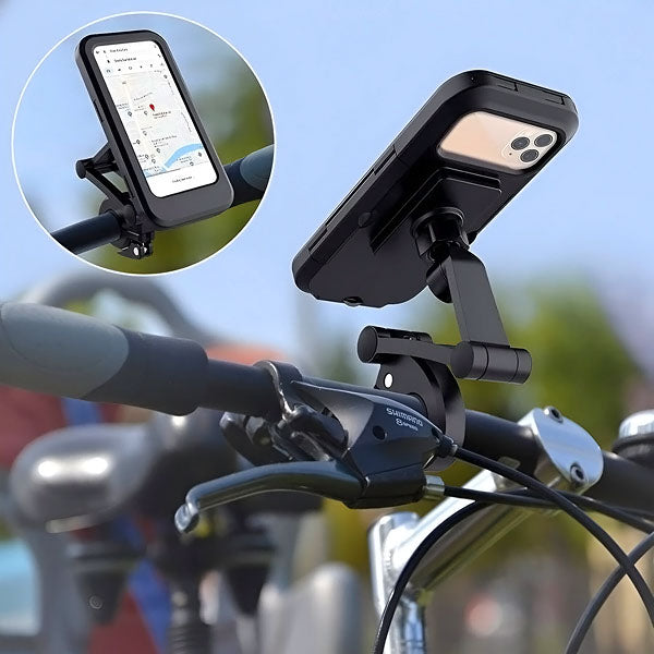 Suporte universal à prova d’Água para celular de bicicleta | BRACKZPHONE